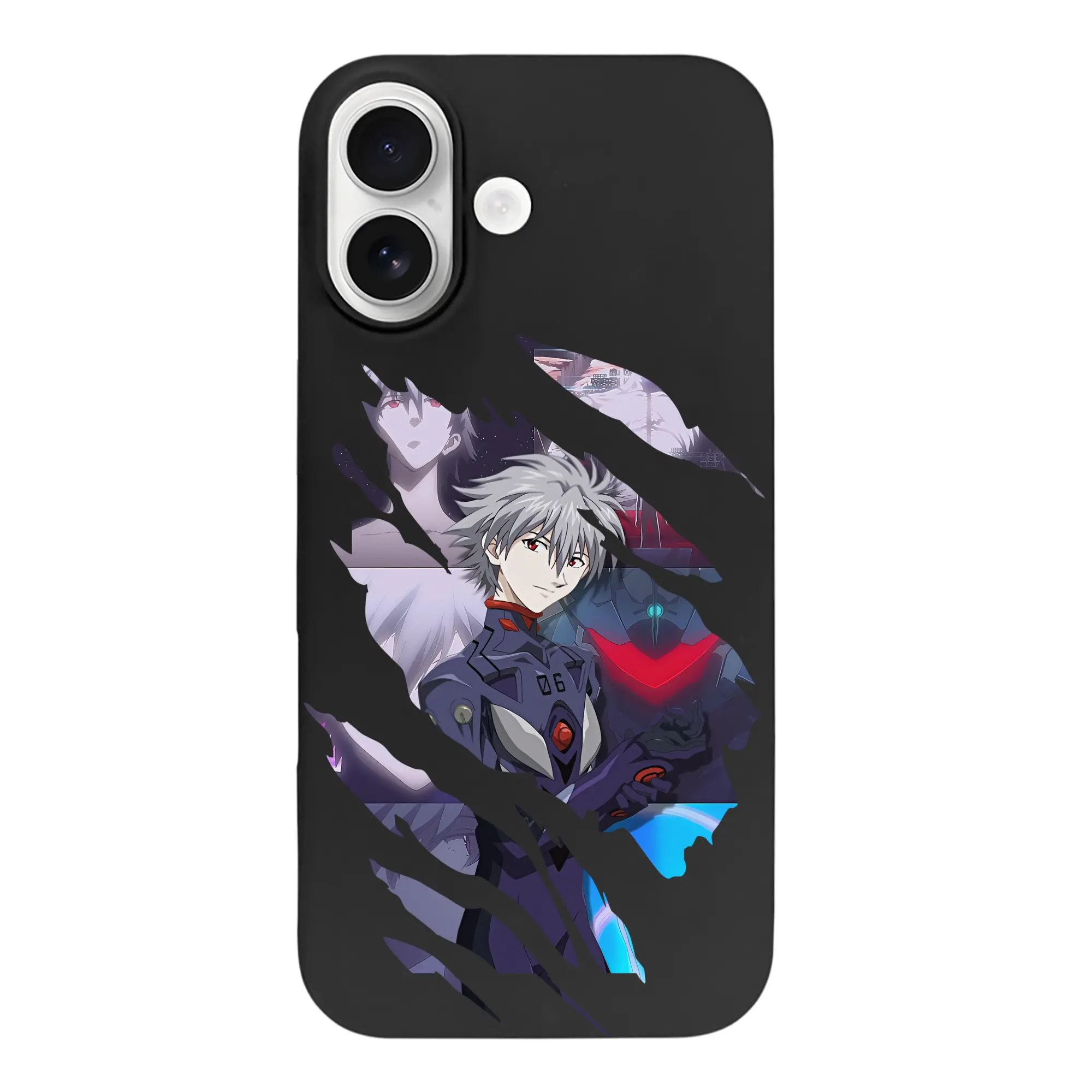 エヴァンゲリオン グッズ,渚カヲル - iPhone 17 シリーズ シリコンケース 薄型 耐衝撃 指紋防止 ソフトタッチカバー 精密フィット 傷防止 保護ケース iPhone 17/17 Air/17 Pro/17 Pro Max 対応